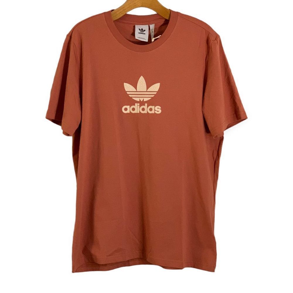 adidas Trefoil Logo Rhinestone Short Sleeve Cotton Jersey Tee